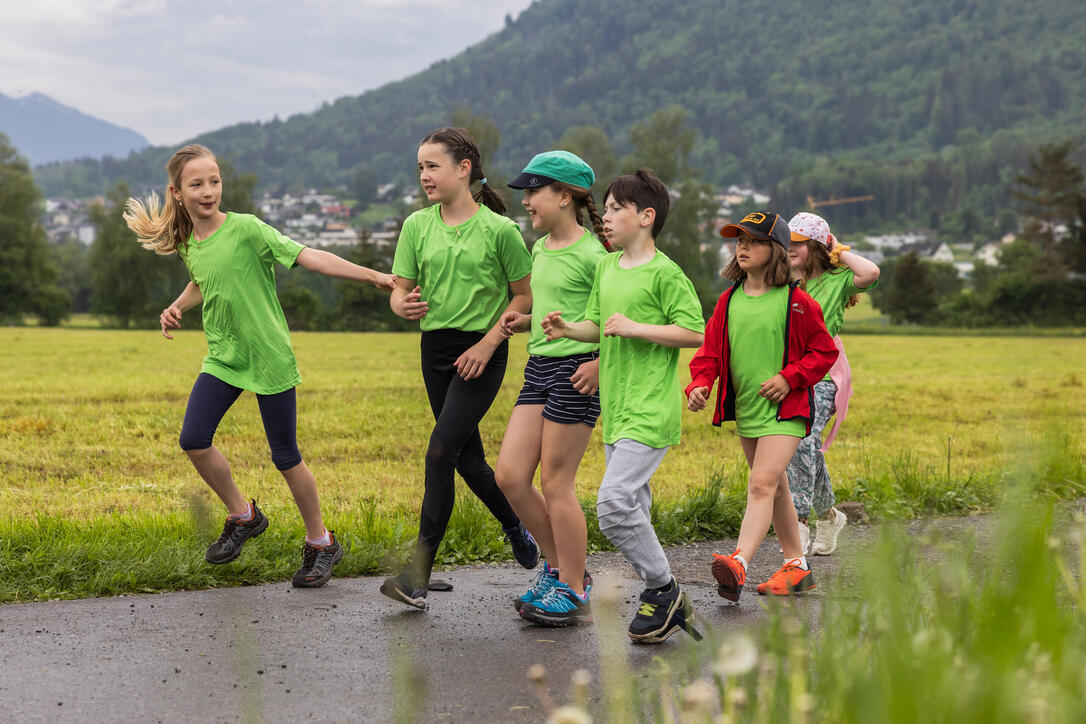 Sponsorenlauf der Primarschule Mauren