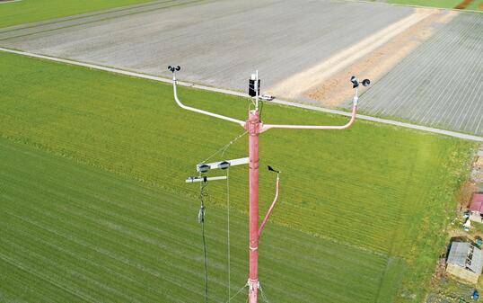 Windmessanlage in Trübbach (Schrebergärten)