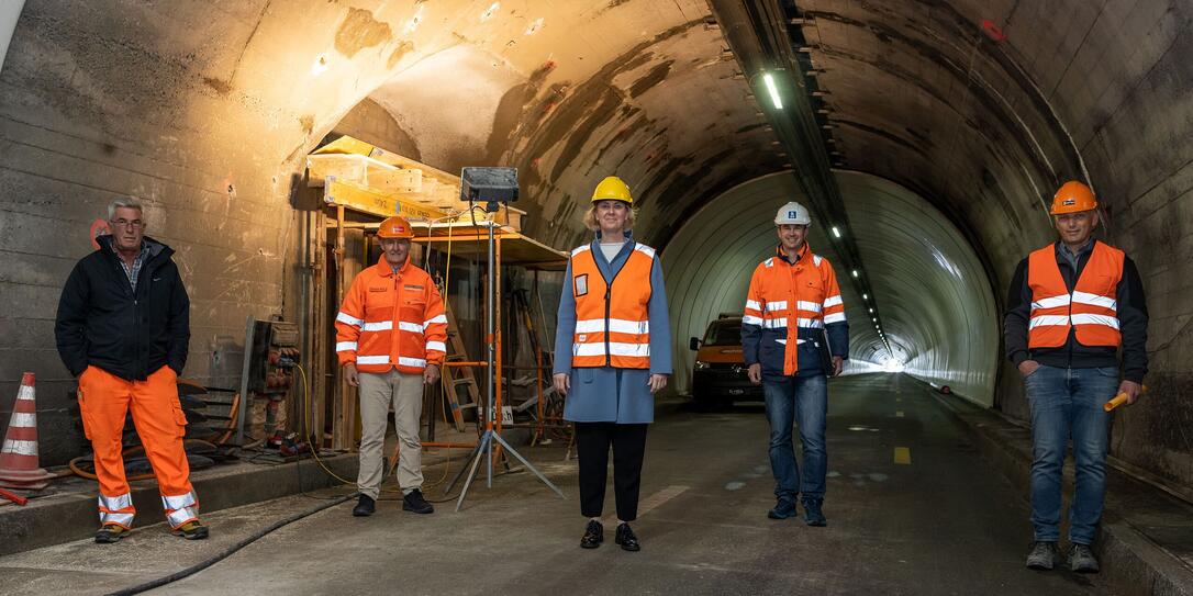 Besichtigung ÇSanierung Tunnel Gnalp-Steg Besichtigung ÇSanierung Tunnel Gnalp-Steg