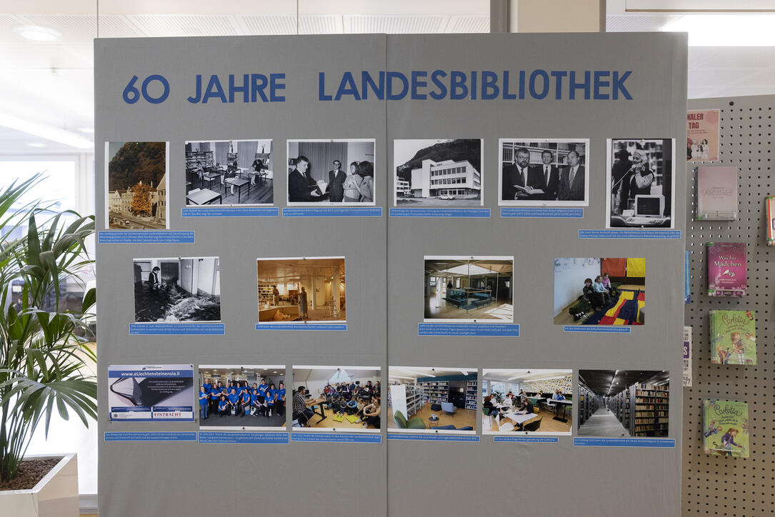 «60 Jahre Liechtensteinische Landesbibliothek» in Vaduz