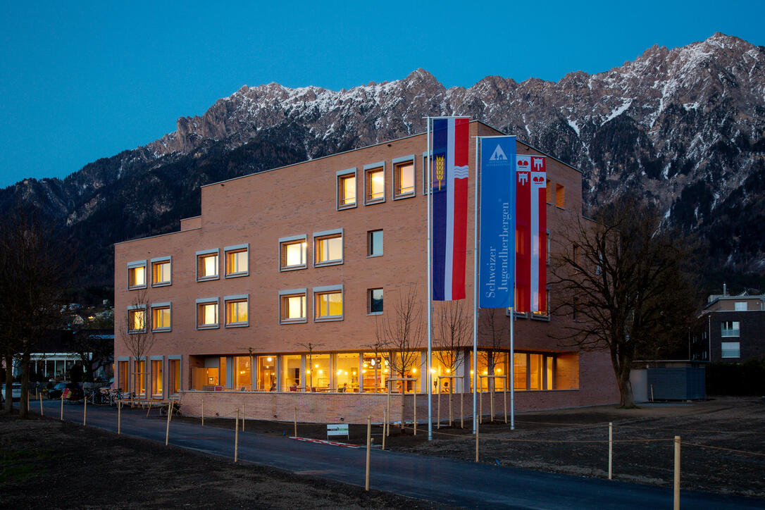 Liechtenstein Schaan Vaduz Neueroeffnung Jugendherberge