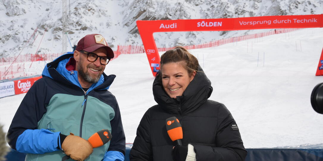 Marco Büchel und Amelie Stiefvatter.