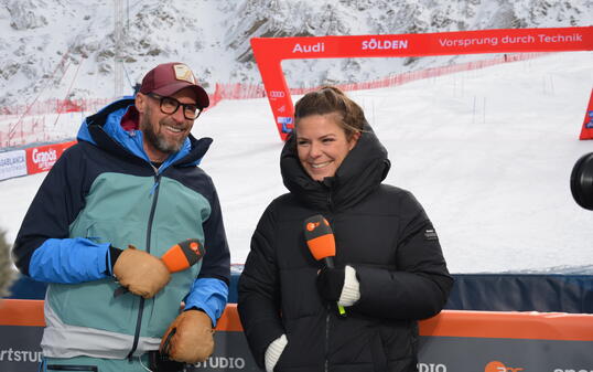 Marco Büchel und Amelie Stiefvatter.