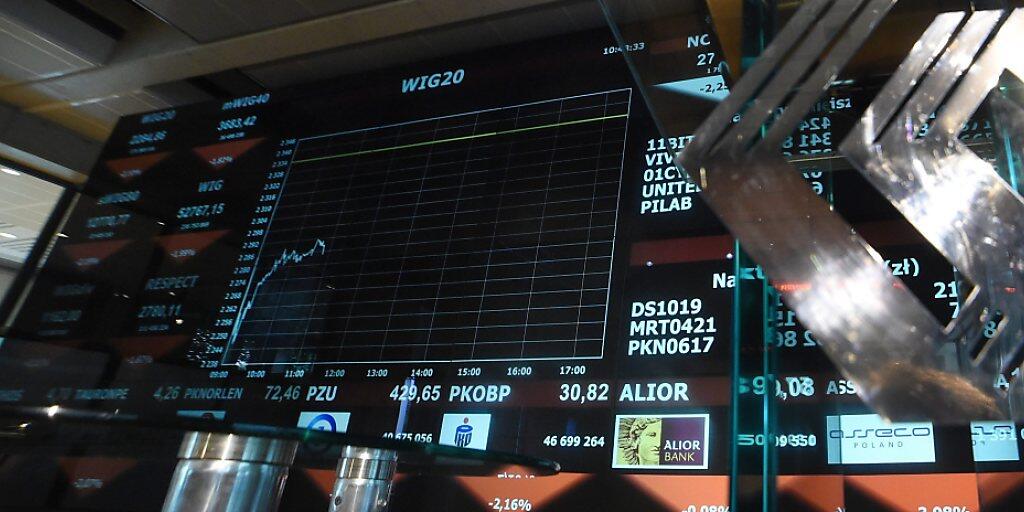 Der Onlinehändler Allegro ist neu in Polen an der Börse: Archivbild der Warsaw Stock Exchange.