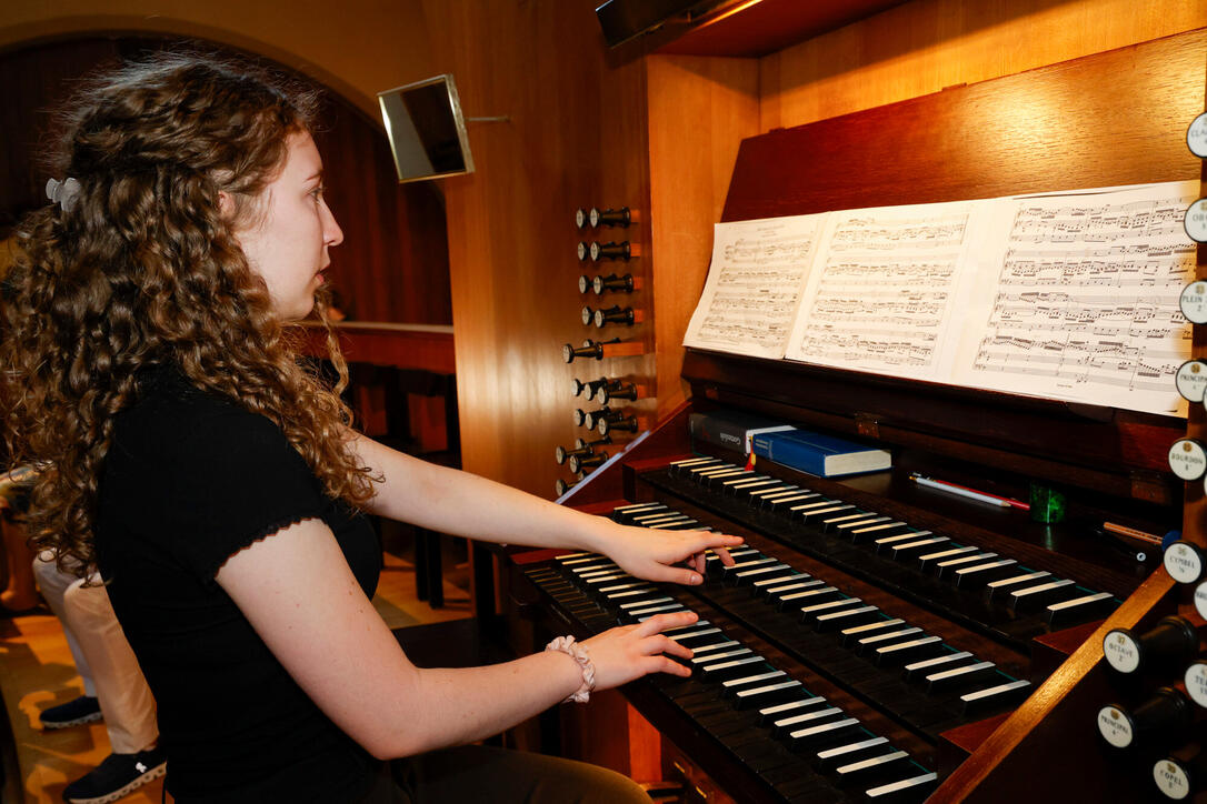 Internationale Meisterkurse: Schlusskonzert Orgel, Pfarrkirche St. Laurentius, Schaan.