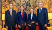 Eintragung in das Goldene Buch auf Schloss Vaduz (26.09.2025)