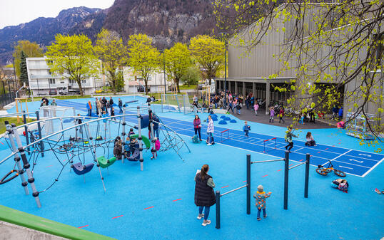 Blauer Platz in Balzers