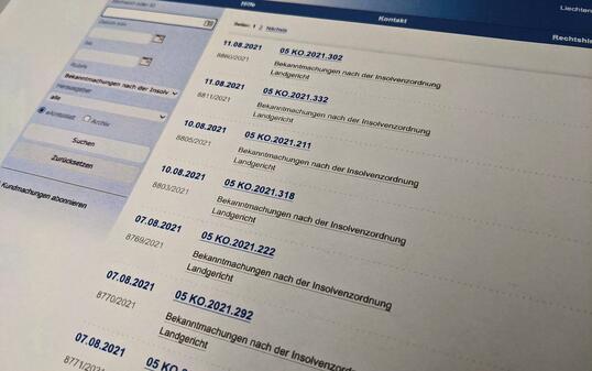 Insolvenzerfahren