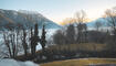 Aussicht von der Schellenberger Burgruine auf das Nebelmeer mit den 3 Schwestern im Hintergrund.