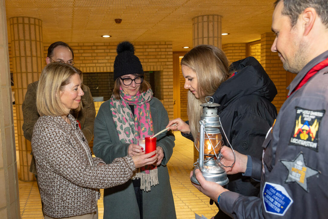 Friedenslicht 2025 in Liechtenstein (17.12.2025)