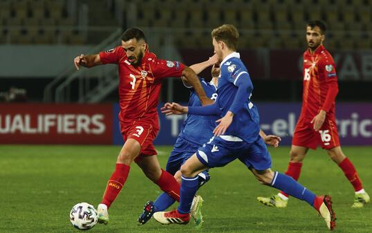 North Macedonia Liechtenstein WCup 2022 Soccer