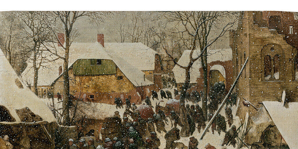 Die Tafel "Die Anbetung der Heiligen Drei Könige im Schnee" (1563) von Pieter Bruegel d.Ä. steht im Zentrum der Ausstellung "Das Wunder im Schnee" im Museum Oskar Reinhart "Am Römerholz" in Winterthur. Die Schau dauert vom 23. November 2019 bis zum 1. März 2020.