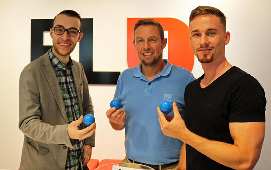 Tobias Lampert, Philipp Patsch und Sandro Wolfinger (v.l.).