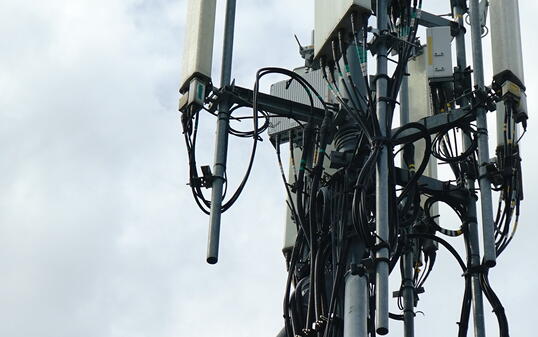 4G Cell site radio tower