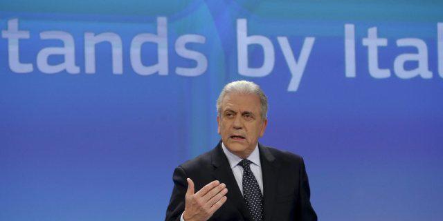 EU-Innenkommissar Avramopoulos am Donnerstag in Brüssel