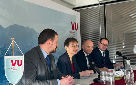 Präsentation VU-Wahlprogramm