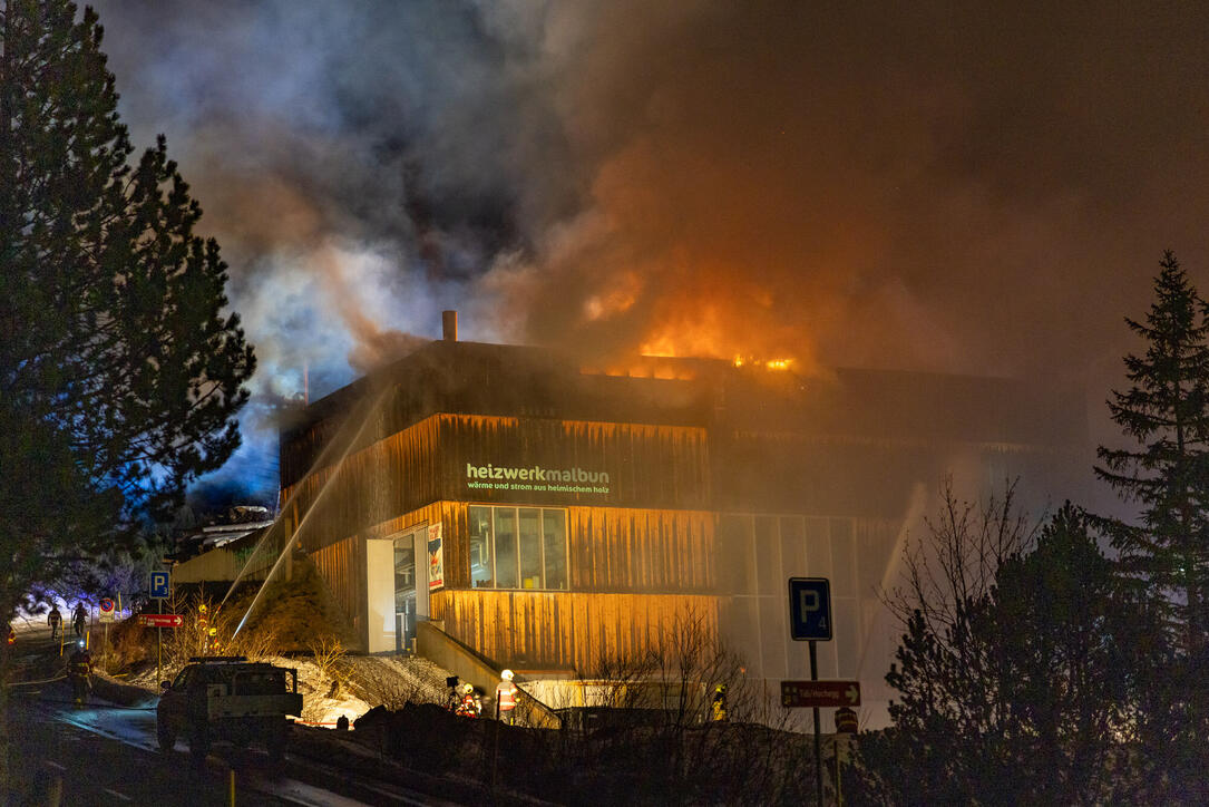 Brand Heizwerk Malbun (16.12.2025)