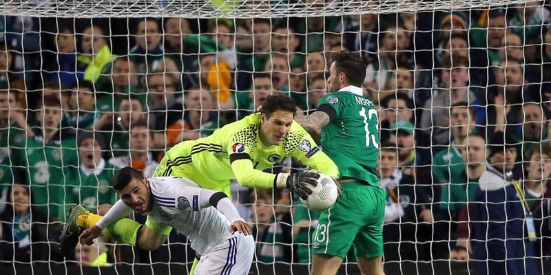 Irland mit Daryl Murphy (ganz rechts) löste das Ticket für die EM 2016 in Frankreich Irland mit Daryl Murphy (ganz rechts) löste das Ticket für die EM 2016 in Frankreich