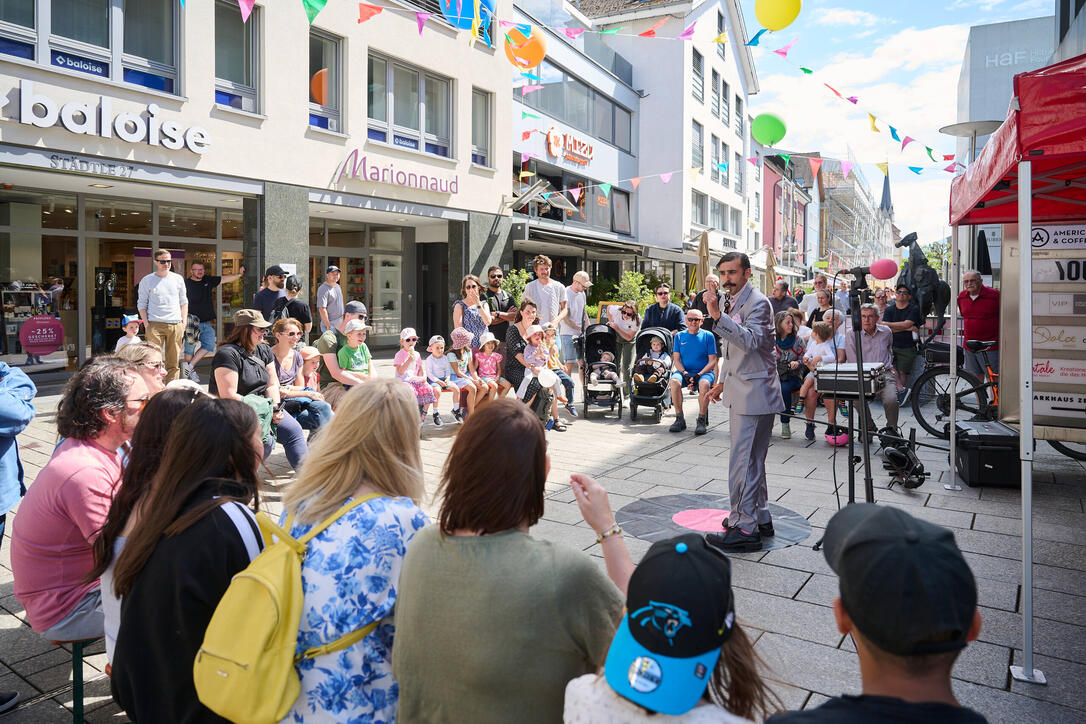 Buskers Strassenkunstfestival in Vaduz