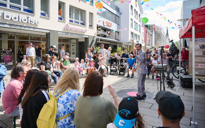 Buskers Strassenkunstfestival in Vaduz