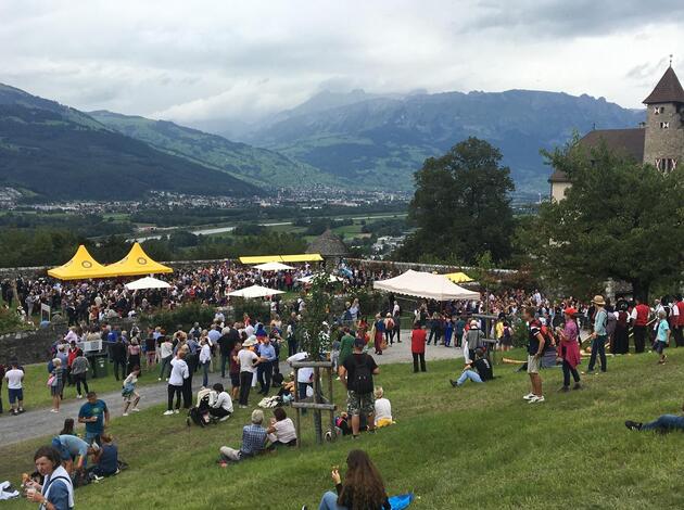 Blick in den Rosengarten Blick in den Rosengarten