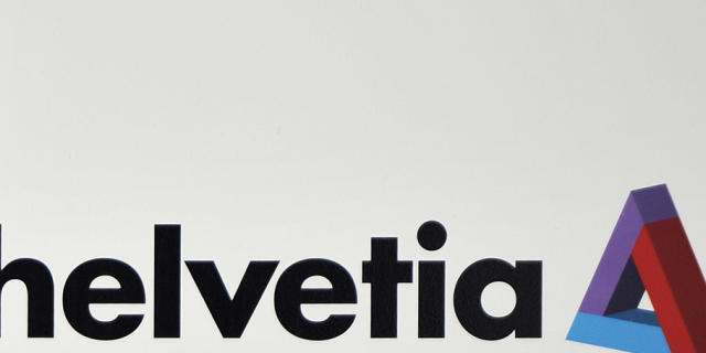 Logo am Hauptsitz der Helvetia Versicherung in Basel