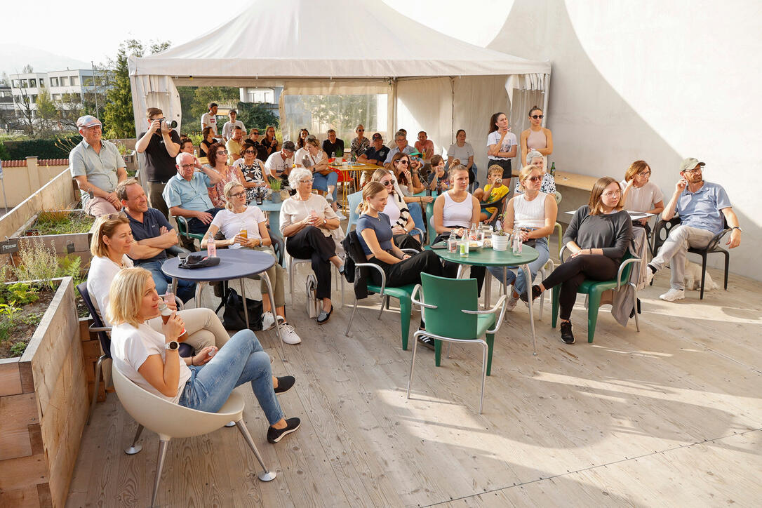 Finissage der Ausstellung «Ich die Zukunft» im Turm in Schaan.