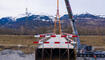 Bau der Langsamverkehrsbrücke zwischen Vaduz und Buchs