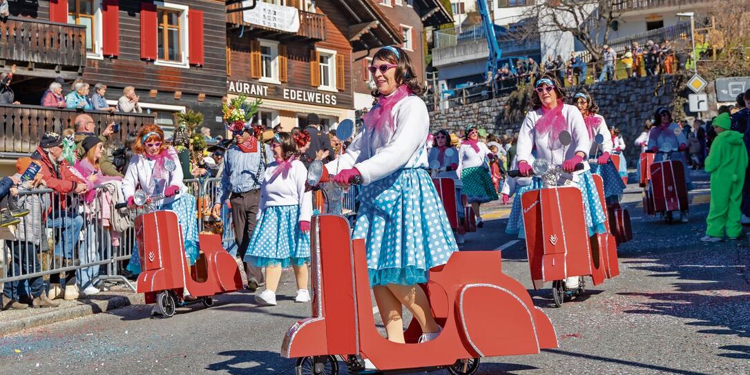 Fasnachtsumzug in Triesenberg