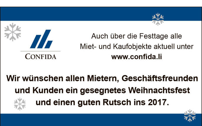 Weihnachtsgrüsse 2016