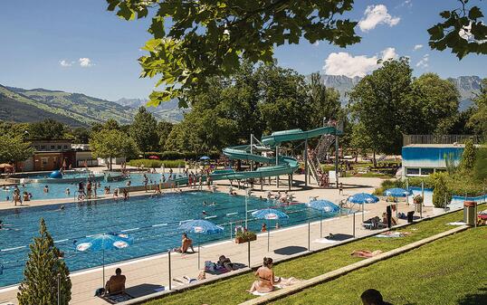 Freibad in Vaduz