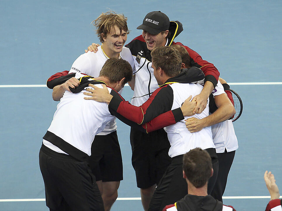 Das deutsche Davis-Cup-Team setzte sich in Brisbane gegen Australien durch