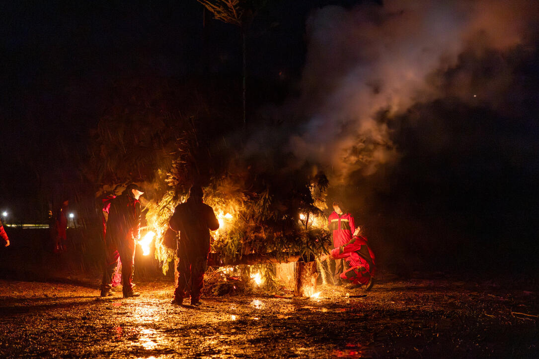 Funken Triesen mit Fackelumzug