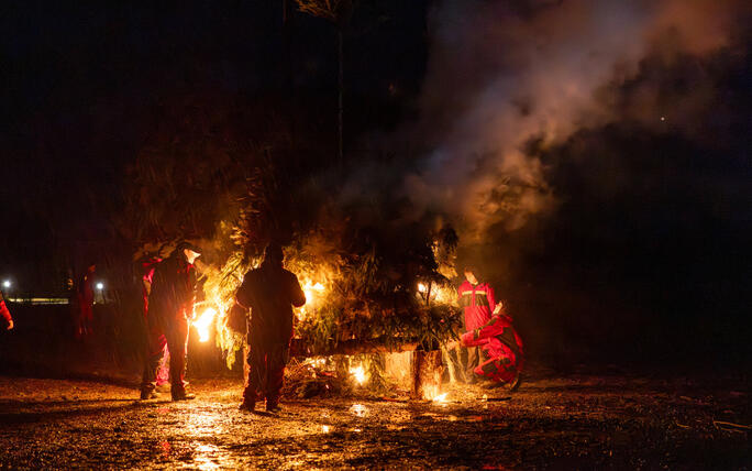 Funken Triesen mit Fackelumzug