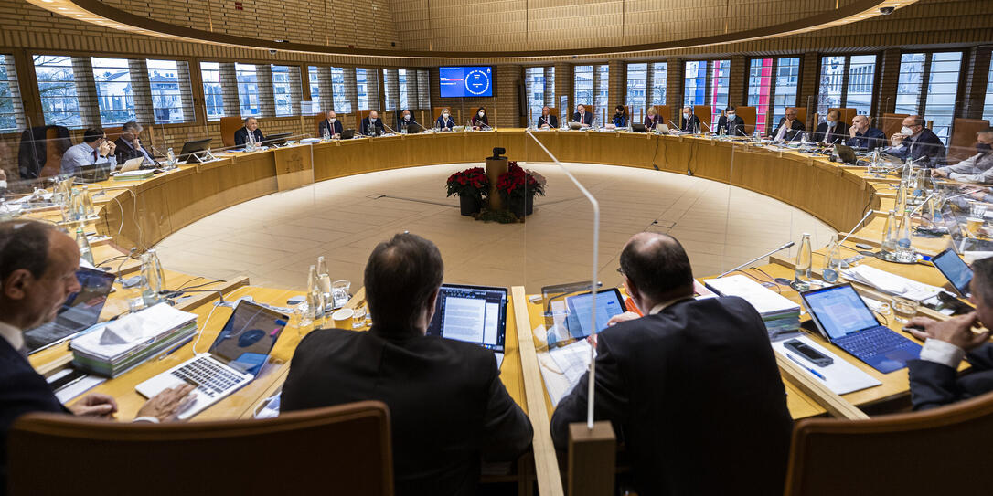 Liechtensteiner Landtag in Vaduz