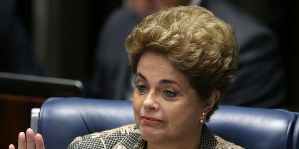 Dilma Rousseff ist ihres Amtes enthoben. Dilma Rousseff ist ihres Amtes enthoben.