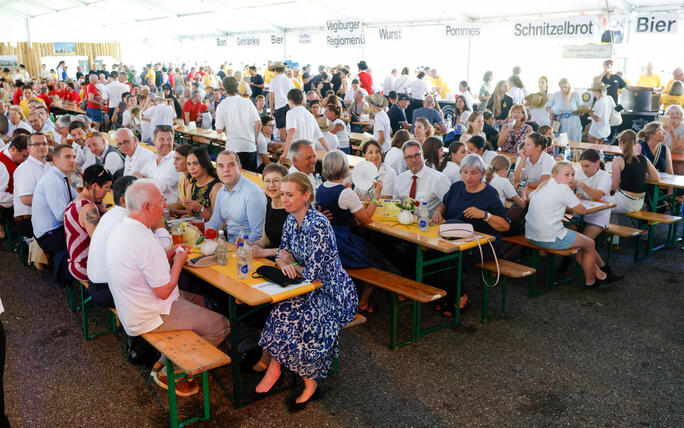 76. Liechtensteiner Verbandsmusikfest in Mauren  unter dem Motto «Mura - tönt guat»