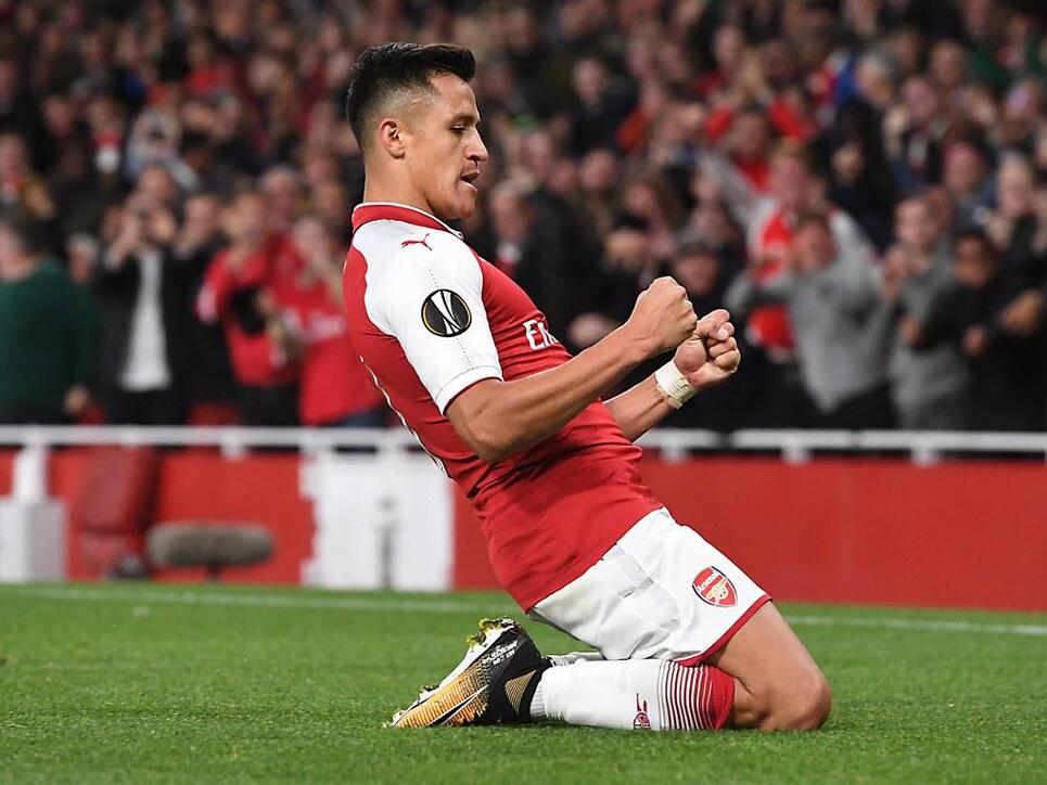 Alexis Sanchez schoss ein herrliches Tor zum 2:1 für Arsenal