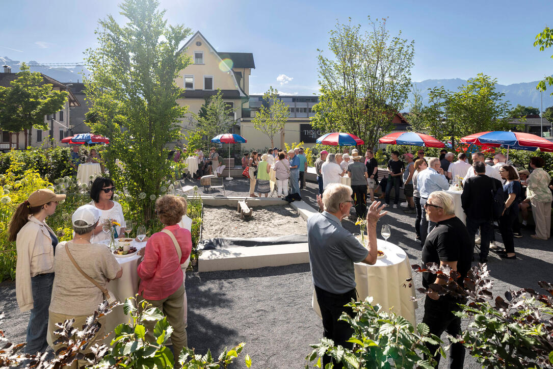 Er&ouml;ffnung Lindagarta in Schaan