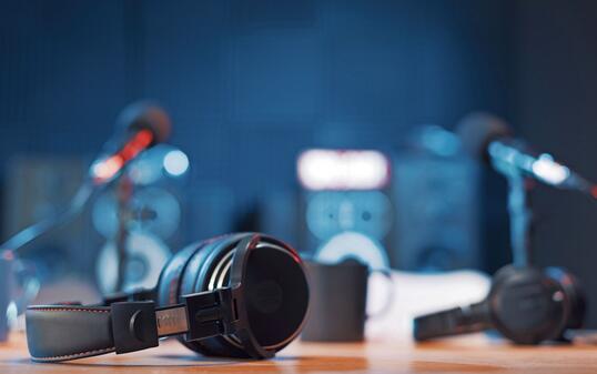 Radio broadcasting station professional equipment