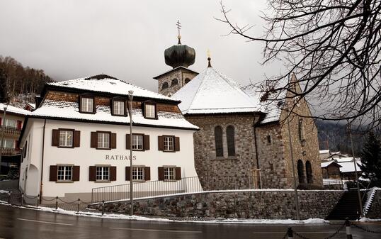 Schnee in Triesenberg