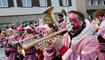 Fasnachtsumzug in Oberriet, St. Gallen, SG, Schweiz.