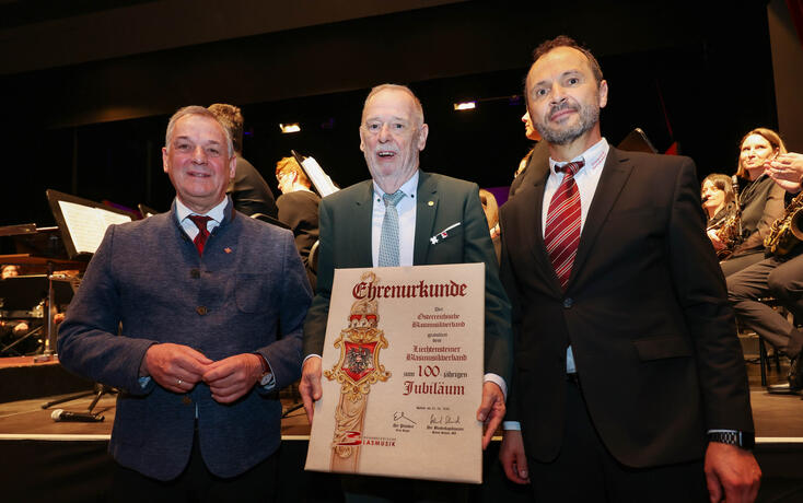 Liechtenstein Vaduz 100 Jahre Liechtensteiner Blasmusikverband Festkonzert