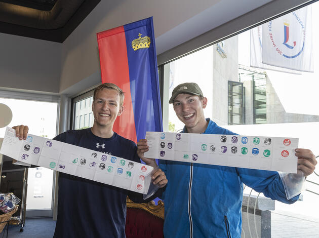 Via Alpina Startetappe Vaduz Via Alpina Startetappe Vaduz