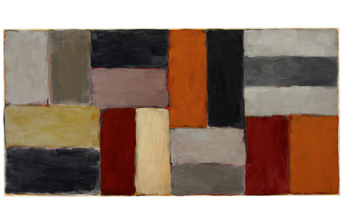 Sean Scully, Floating Red Wall, 2002160 x 320 cm