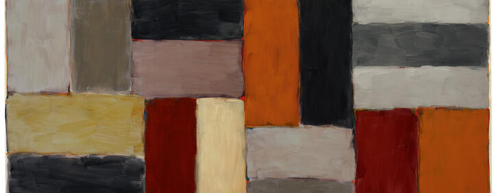 Sean Scully, Floating Red Wall, 2002
160 x 320 cm