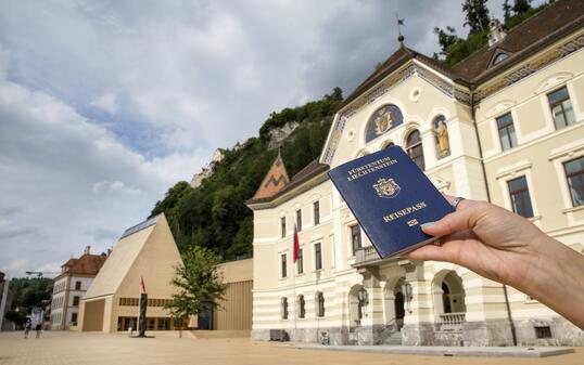 Reisepass F&uuml;rstentum Liechtenstein