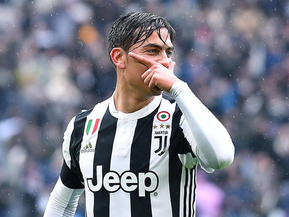 Durfte seinen Torjubel gleich zweimal vorführen: Juves Argentinier Paulo Dybala