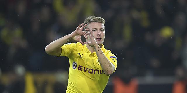 Ciro Immobile nach seinem Tor zum 3:1 für Dortmund