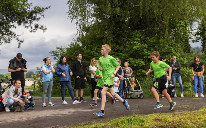 Sponsorenlauf der Primarschule Mauren